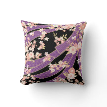 Floral Kimono Padrão Violet Rosa