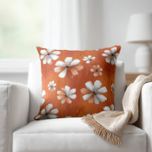 Floral Laranja Queimada