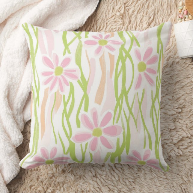 Almofada Floral Retro Pastel (9) (Cobertor)