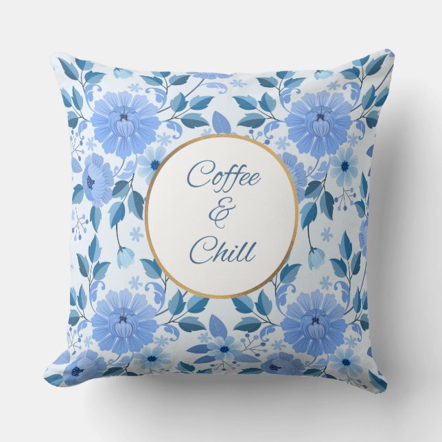 Almofada Floral Reversível Dupla Face (Frente)