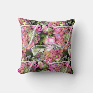Almofada Floral Rosa