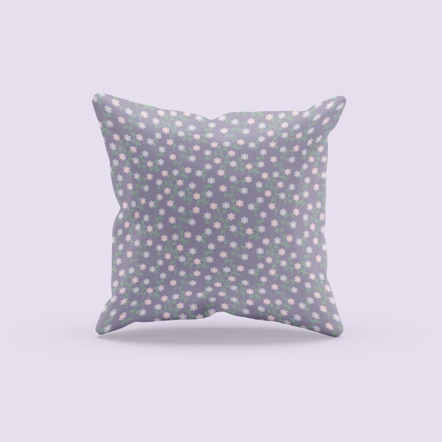 Almofada Floral Roxo (Criador carregado)