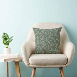 Almofada Floral Sage Green