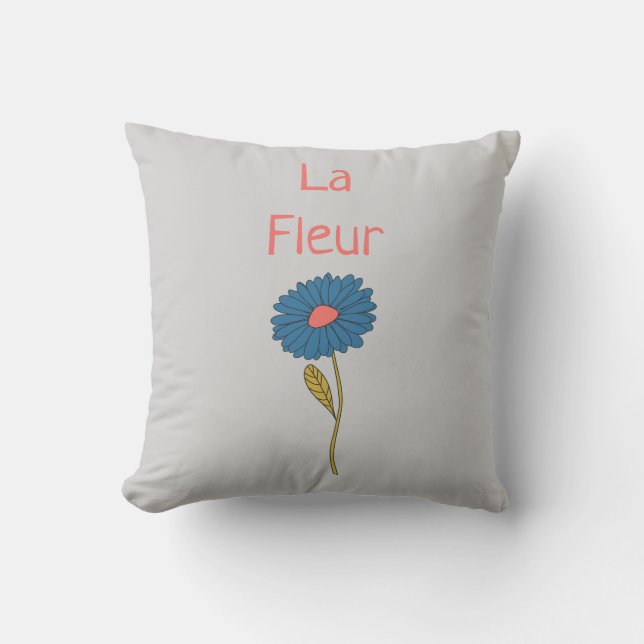 Almofada Floral Simples La Fleur Fllower (Frente)