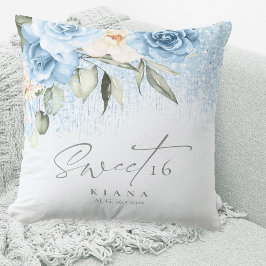 Almofada Floral Sparkles Sweet Six Blue ID912