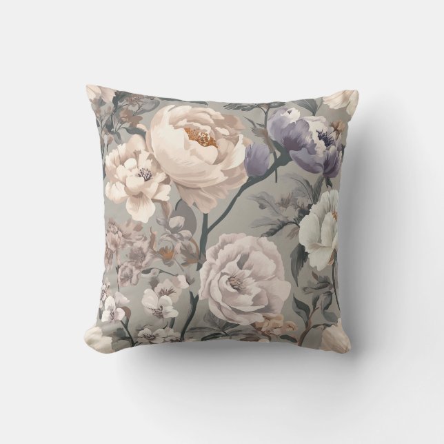 Almofada Floral Throw Pillow (Frente)