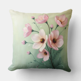 Almofada Floral Throw Pillow