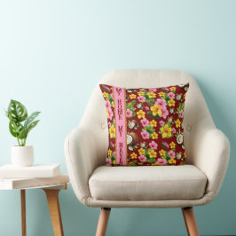 Almofada Floral Tropical