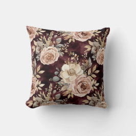 Almofada Floral vermelho brilhante