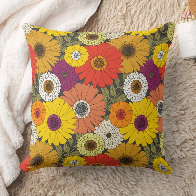 Almofada floral vintage (Cobertor)