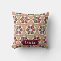 Floral Vintage Nome Personalizado Aniversário Para
