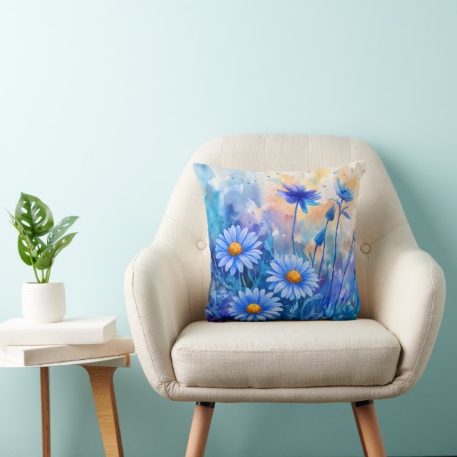 Almofada Floral Watercolor – Almofada Decorativa (Cadeira)