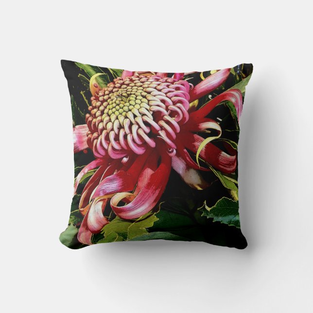 Almofada Floreal "Brilliant Red" (Frente)