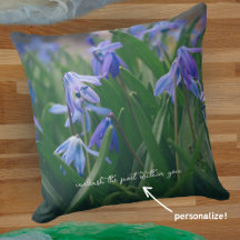 Flores azuis no primavera