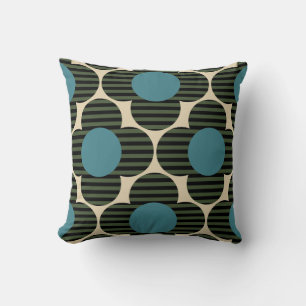 Almofada flores azuis verdes orla kiely