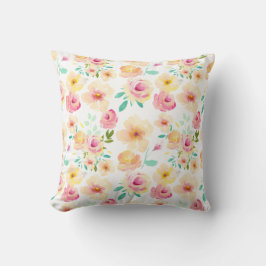 Almofada Flores bonito de Amarelo Amarelo-Amarelo
