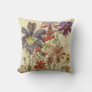 Almofada Flores Borboleta por Charles Mackintosh