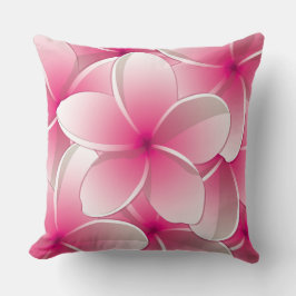 Almofada Flores Brilhantes Frangipani/ Plumeria