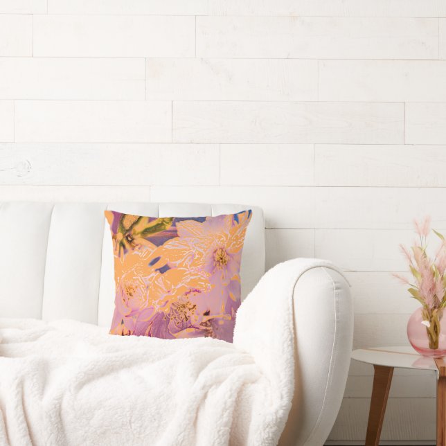 Almofada Flores Coloridas (Sofá)
