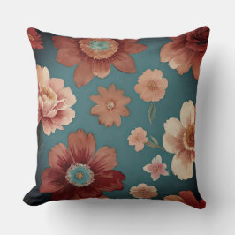 Almofada Flores Coloridas Boho