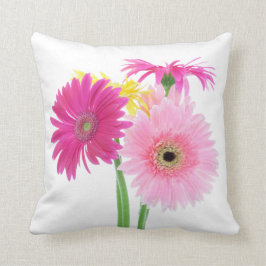 Almofada Flores da margarida do Gerbera
