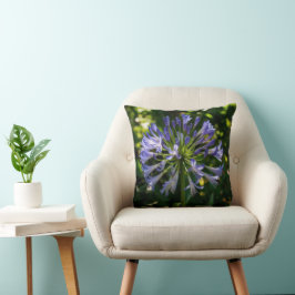 Almofada Flores de Agapanthus Azuis