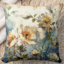 Almofada Flores de Aquarela Aconchegantes & Sonhos de Safir