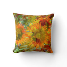 Flores de cor de outono abstratas