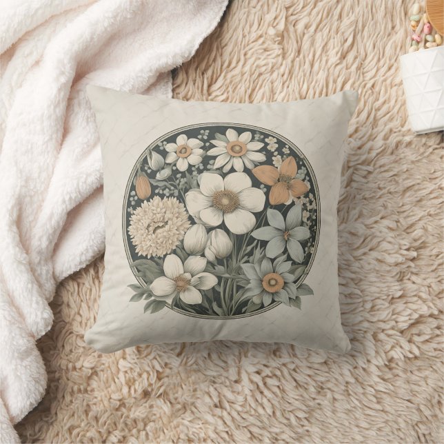 Almofada Flores de primavera (Cobertor)