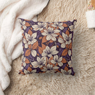 Almofada Flores de queda modernas, Travesseiro decorativo d