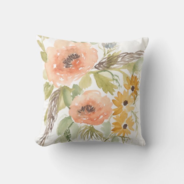 Almofada Flores de Verão Atrasadas I (Frente)