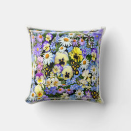 Almofada Flores de Verão Coloridas
