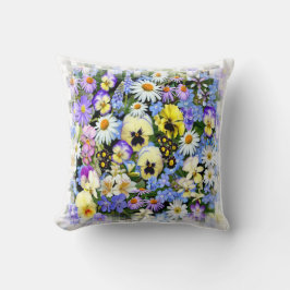 Almofada Flores de Verão Coloridas