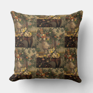 Almofada Flores de Vintage Jean Frederic Bazille