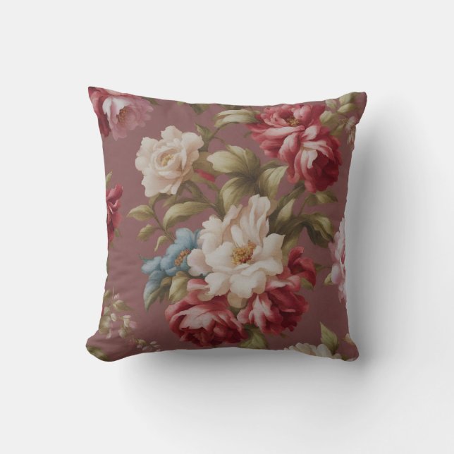 Almofada Flores De Vintagem Italianas (Frente)