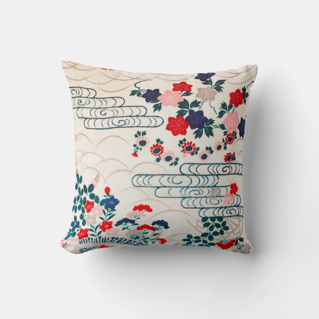 Almofada Flores, Design japonês (Frente)