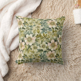 Almofada Flores e Folhas de Maçã