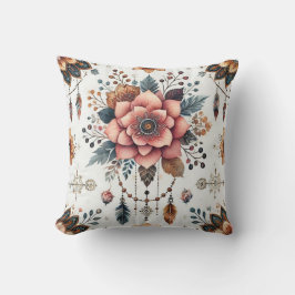 Almofada Flores e Penas