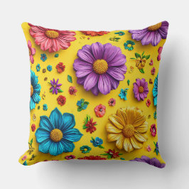 Almofada Flores elegantes para decoração de quarto aconcheg
