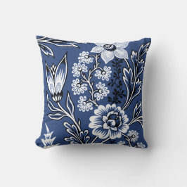 Almofada Flores Fantásticas (Azul) Arte Refinado