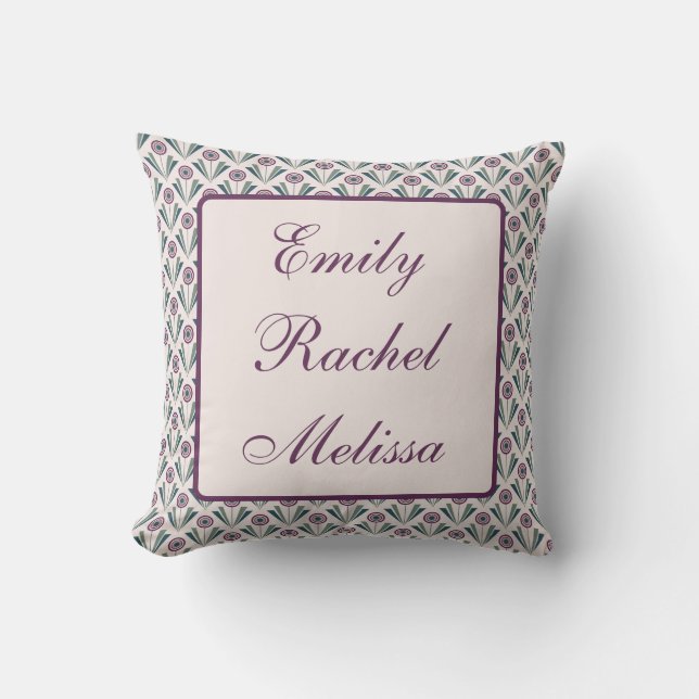 Almofada Flores Geométricas (Frente)