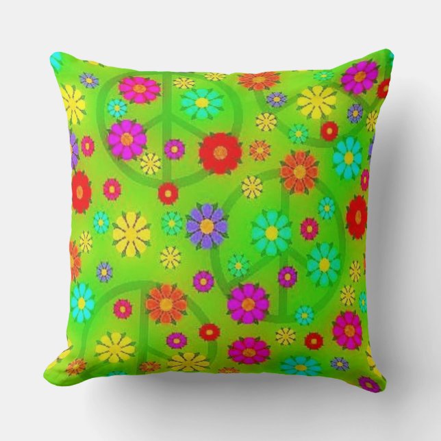 Almofada Flores Hippie (Frente)