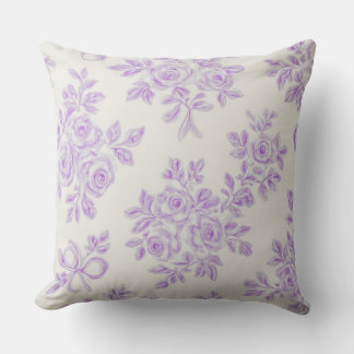 Almofada Flores Kaye e Summer Lavender