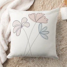 Flores Neutras Cushion Infantil