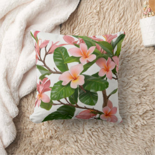 Almofada Flores Rosa Frangipani