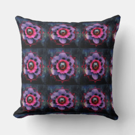 Almofada Flores Rosa Neon