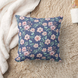 Almofada Flores Rosa Padrão Feminino