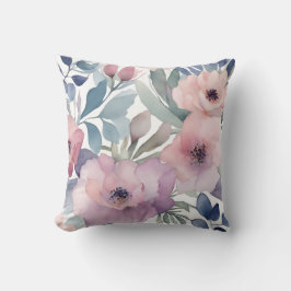 Almofada Flores Rosa Roxo Design Floral