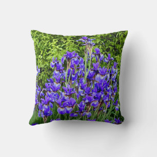 Almofada Flores Roxas Iris Pela Sidewalk