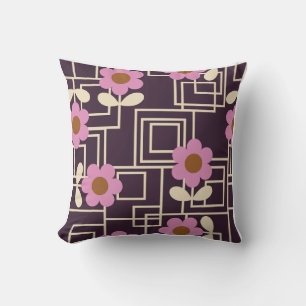 Almofada flores roxas orla kiely